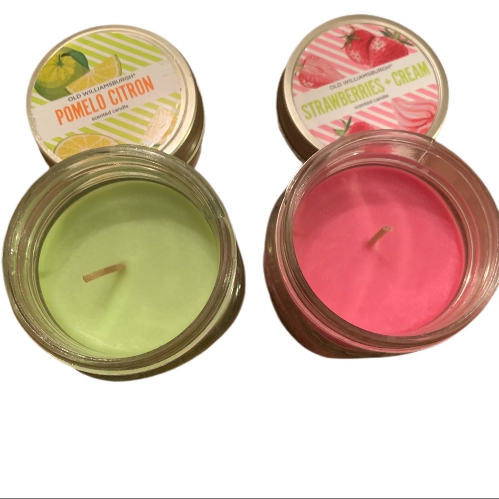 2 Brand New Old Williamsburgh Scented Candles